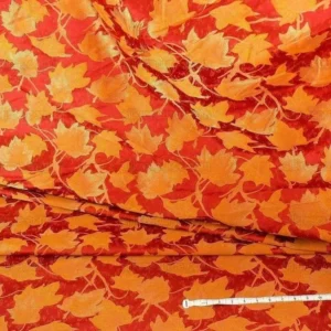 LEE JOFA/GROUNDWORKS JAPANESE MAPLE RED GARNET GOLD SILK