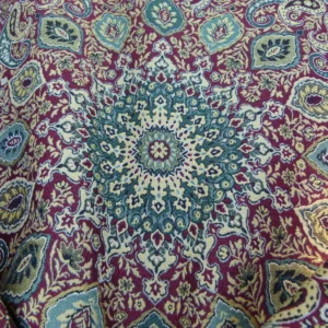 Scalamandre Bessarabia Grey Watkins Spice Red Gold Arabic Brocade Old World Weavers MSRP USD 264/Y