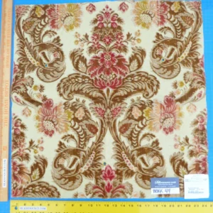 6 Berkbox49 Scalamandre Square Velluto Palatina Marrone Damask MSRP USD 862/yard
