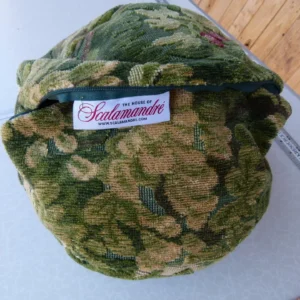 Pillow Case only Scalamandre Marly Velvet Green Sphere Pillow 12" Diameter