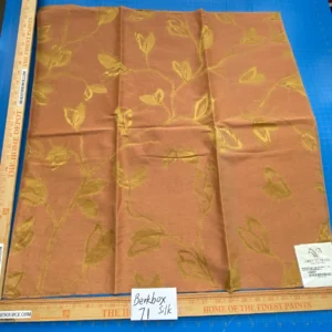 54 Berkbox71 Square Silk by Grey Watkins Maharajah Copper Reversible Orange Contemporary MSRP USD 348/y