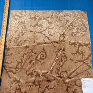 19 Berkbox80 Square Velvet by Scalamandre Palermo Velvet Paisley Copper Brown MSRP USD628/y