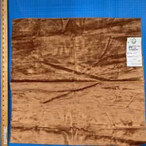17 Berkbox83 Square Velvet by Old World Weavers Taos Silicon Finis Amber Copper Brown Solid Texture MSRP USD210/y