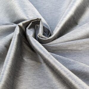 Scalamandre Diffusion Taffeta Steel Silver Grey Iridescent Silk Taffeta Texture MSRP USD294/y