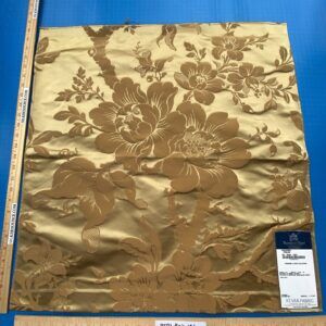 52 Berkbox101 Square Silk by Tassinari and Chatel Argenson Praline Medium Brown Floral Botanical Foliage MSRP USD 1200+/y