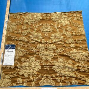 60 Berkbox101 Square Silky by Tassinari and Chatel Meillant Ecaille Brown Damask Historic Reversible MSRP USD 1006/y