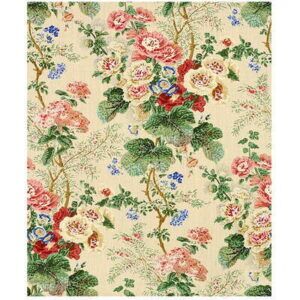 Lee Jofa Althea Print Blush Pop S CR Linen Floral Botanical MSRP USD376/y Special Order