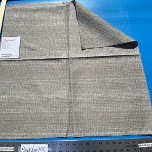 16 Berkbox105 Square Scalamandre Gobi Grigio Gray Jacquard Cotton Strie Texture