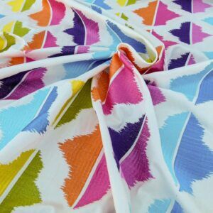 Scalamandre Caribbean Islands Colorfulness Tropical Colorful Embroidery MSRP USD 500
