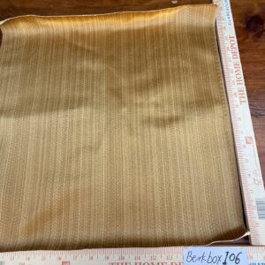 18 Berkbox106 18" x 18" Square Scalamandre Radio City Special Strie Gold