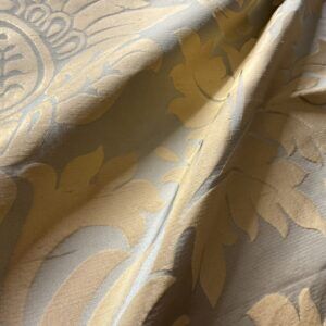 13 Berkbox39 Scalamandre Loggia Blue Silk Damask 30x27"
